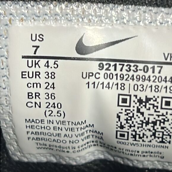 🔥🔥 NIKE AIR MAX 97 Running Shoes - Black/White - Women Sz 7 - EXCELLENT - Picture 15 of 15